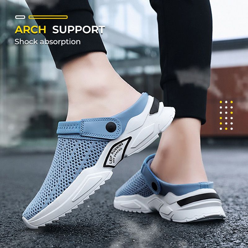 Lederen heren waterstrandsandalen Zomer Outdoor Casual gesloten teen Sportsandalen Antislip Zacht Wandelen Waden Sneakers kopen vanaf een prijs van 17