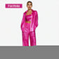 💕2025 HETE VERKOOP💐Paillettenblazer en wijde broek voor dames (set van 3 stuks)
