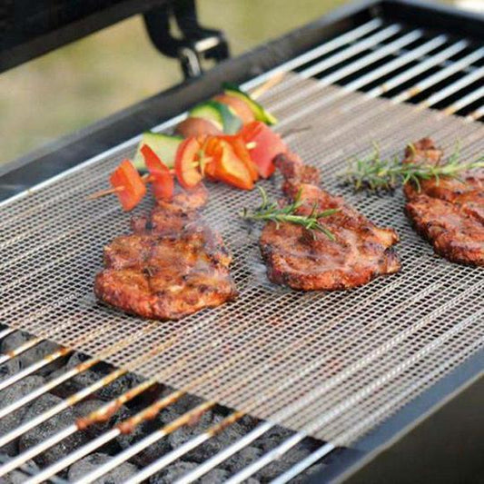 Grillmat met antiaanbaklaag voor BBQ-grill