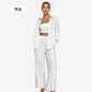 💕2025 HETE VERKOOP💐Paillettenblazer en wijde broek voor dames (set van 3 stuks)
