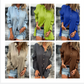 🥰Beperkte uitverkoop 20% KORTING💖Oversized linnen overhemd met knopen voor dames