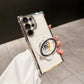 Gyroscoop Transparante Telefoonhoes Met Magnetische Standaard voor Samsung S22/S23/S24