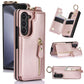 Elegant PU lederen portemonnee telefoonhoesje voor Samsung met ringgesp