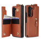 Elegant PU lederen portemonnee telefoonhoesje voor Samsung met ringgesp