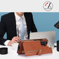Elegant PU lederen portemonnee telefoonhoesje voor Samsung met ringgesp