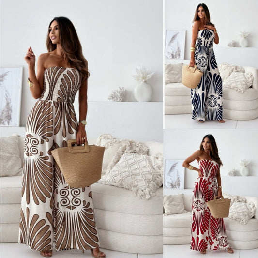 💗Zomerproof jumpsuit: sexy off-shoulder + hypercomfortabele wijdepijpen