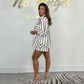 Dames Zomerse Casual Gestreepte 2-Delige Set