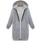 🥳Laatste dag uitverkoop 50% korting🔥Casual fleece hoodies met ritssluiting voor dames