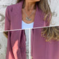 🌷 Nieuwe herfstcollectie - 54% KORTING 🌸 Modieuze effen blazer met lange mouwen - Warm & stijlvol