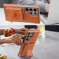 Nep Leren Magneet Telefoonhoesje voor Samsung Galaxy