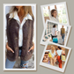 🔥🎅Christmas hot sale🎅🔥Dames herfst overhemd korte warme vest