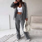 2024 Nieuw🔥Dames 2-delige casual blazer en trainingsbroek set