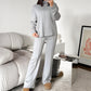 Dames Casual Losse Gebreide 2-Delige Set