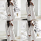 Ronde Hals Eenvoudig Recht Plush Rok