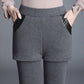 ❄️Winter Aanbiedingen❄️ Vals tweedelige gevoerde warme fleece body shaping damesbroek