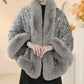❄️Winter Aanbiedingen❄️ Elegante Warme Pailletten Dames Shawl