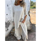 🍂🔥Herfst- en wintercollectie promotie🍂🔥Neu Baumwoll-Leinen-Kleid + Hose - Bequemes zweiteiliges Set