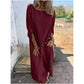 🍂🔥Herfst- en wintercollectie promotie🍂🔥Neu Baumwoll-Leinen-Kleid + Hose - Bequemes zweiteiliges Set