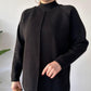 Tweedelige gebreide top & broek in effen kleur voor dames