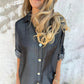 Casual denim kapseljurk voor dames