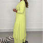 Dames Loose Split Long Top en Broek 2-Delige Set