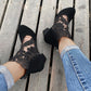 Dames Elegante Zomerse Kanten Hoge Hakken