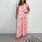 Jumpsuit met wijde pijpen en geometrische prints voor dames in de zomer