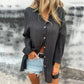 🥰Beperkte uitverkoop 20% KORTING💖Oversized linnen overhemd met knopen voor dames