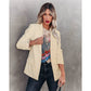 💐Langermouwde blazer met een slank model