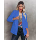 💐Langermouwde blazer met een slank model