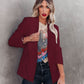 💐Langermouwde blazer met een slank model
