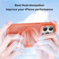 Honingraat Matrix Koeling Magnetisch Telefoon Hoesje Voor iPhone