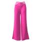 Dames casual high-waisted stretch lange broek -  ademend en comfortabel