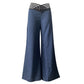 Dames casual high-waisted stretch lange broek -  ademend en comfortabel