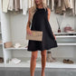 Casual mouwloze A-lijn jurk voor dames👗