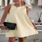 Casual mouwloze A-lijn jurk voor dames👗