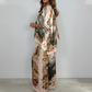 Modieuze tweedelige set met print voor dames
