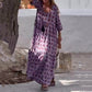 Dames plus size casual vloeiende jurk