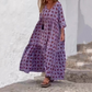 Dames plus size casual vloeiende jurk