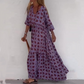 Dames plus size casual vloeiende jurk