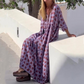 Dames plus size casual vloeiende jurk