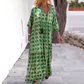 Dames plus size casual vloeiende jurk