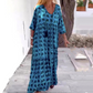 Dames plus size casual vloeiende jurk