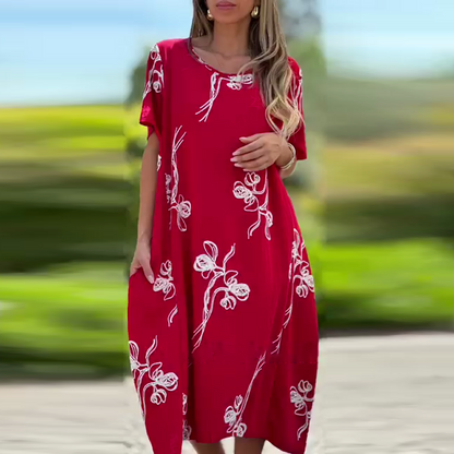 Casual losse fit damesjurk voor dames
