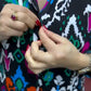 Women's Floral Printed Lapel Long Sleeve Shirt Dress