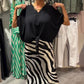 🚚Gratis thuisbezorging✨VCasual dames blouse met knopen en midirok