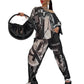 Verfijnde tweedelige outfit - top & pantalon