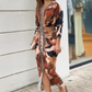 ⏳Tijd beperkt special⏰slim V-hals & split Hem Maxi Dress👗