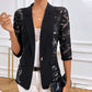 Dames elegante pure kant details over blazer