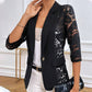 Dames elegante pure kant details over blazer